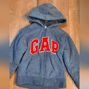 GAP Sherpa-Lined Zip Hoodie kids